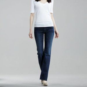 AG Adriano Goldschmied The Jessie Curvy Boot Cut Dark Wash Jeans